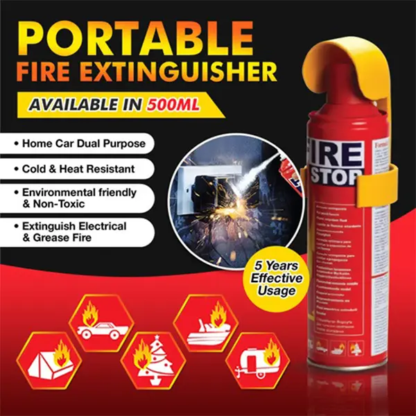 Universal Fire Stop Fire Extinguisher Mount - 500ml