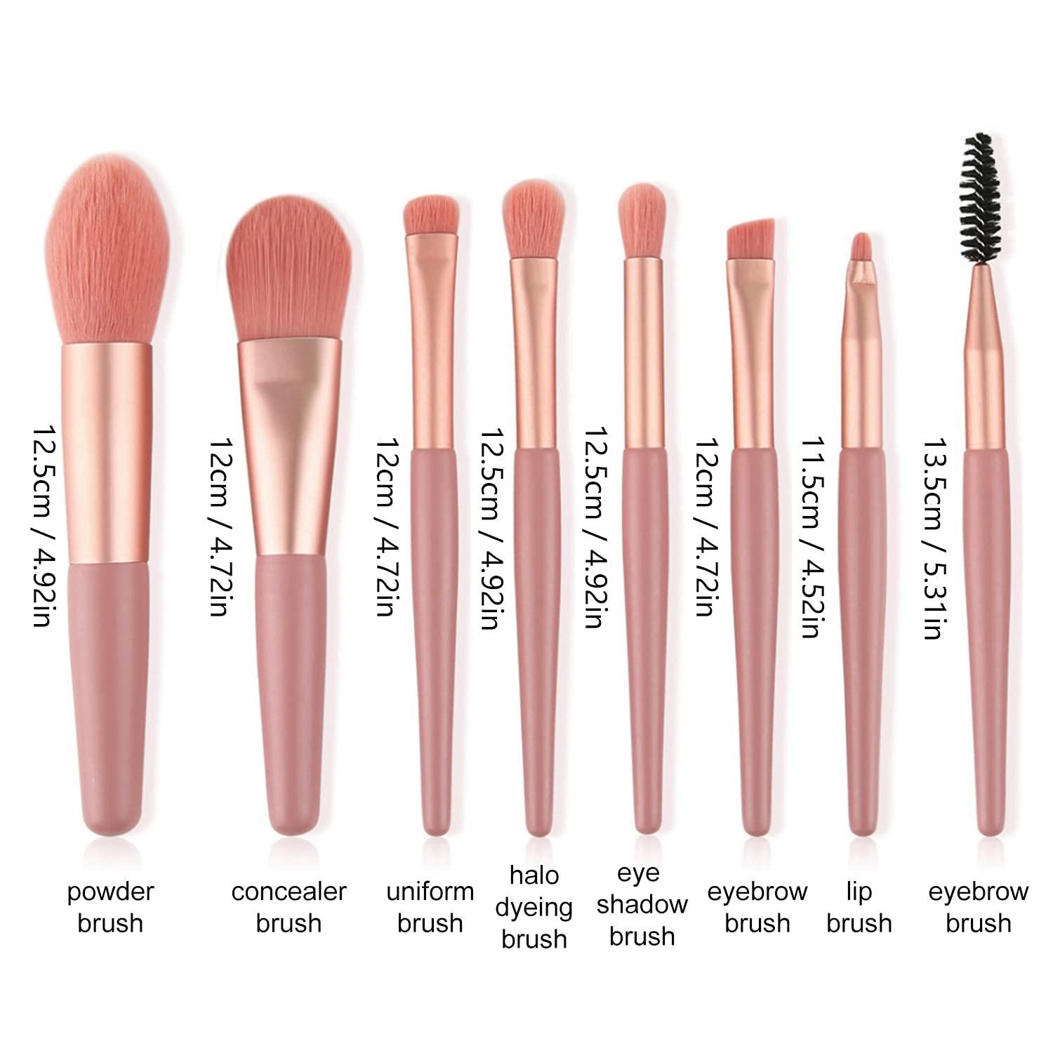 8 Pcs Makeup Brush Set image 2
