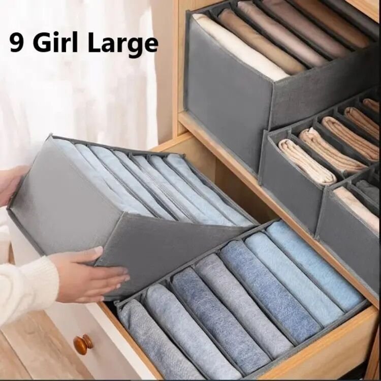 9 Grid Cloth Organzier
