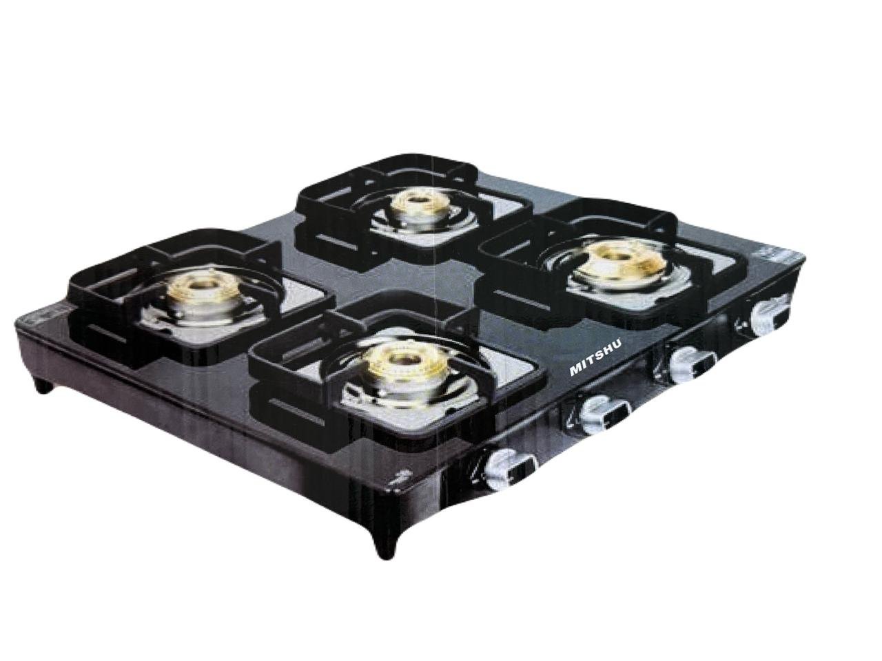 HappyHome Glass Top 4 Burner Gas Cooker image 8