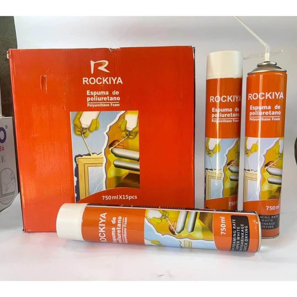 Rockiya Polyurethane Foam Gap Filling Spray (750ml)