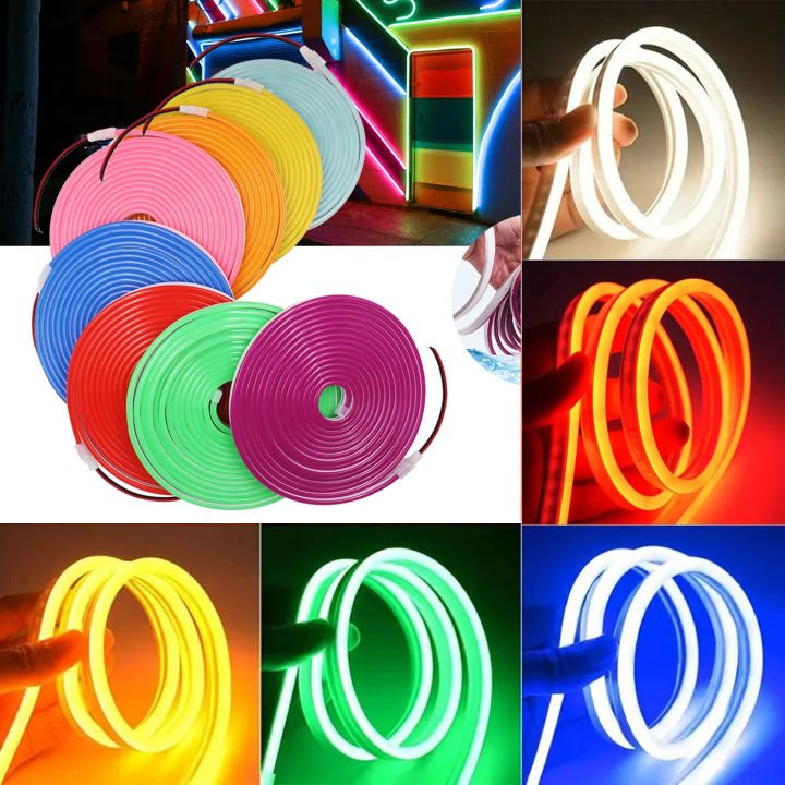 5M LED Neon Strip Lights With Adapter image 2