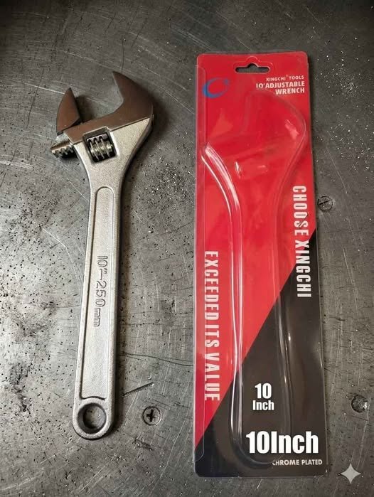 Xinchi Tools Adjustable Wrench 10 Inch