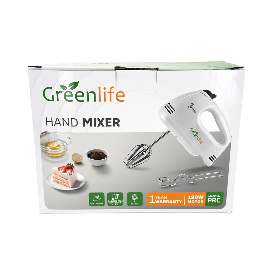 Greenlife 7-Speed Electric Hand Mixer (180W) image 4