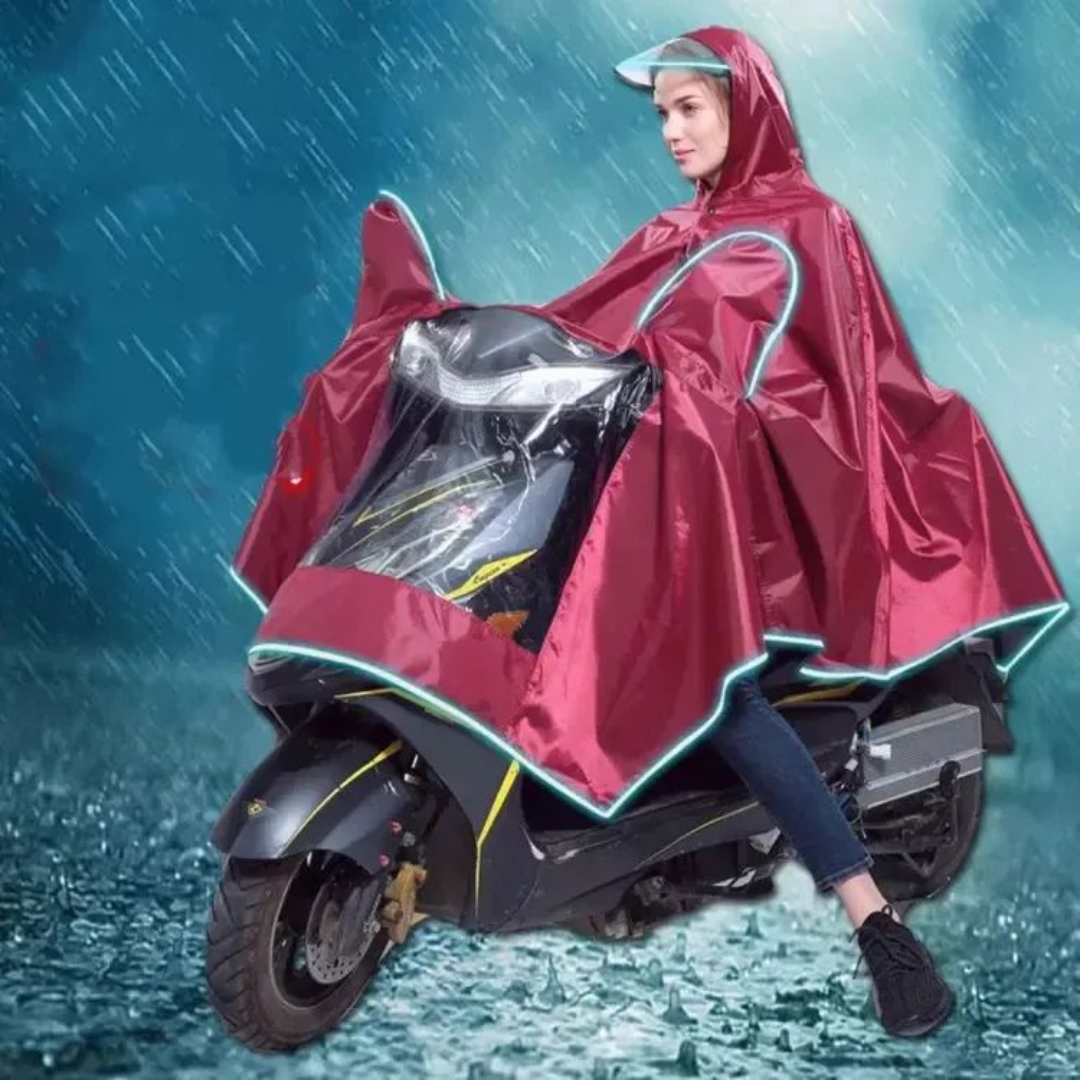 Small - Full Covered Moto Rain Coat
