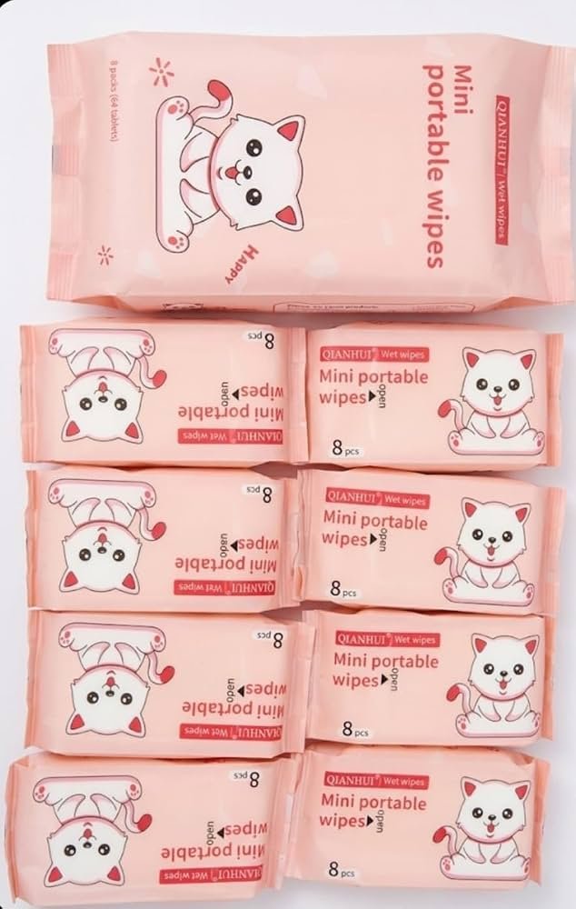64 Pcs Wet Tissue
